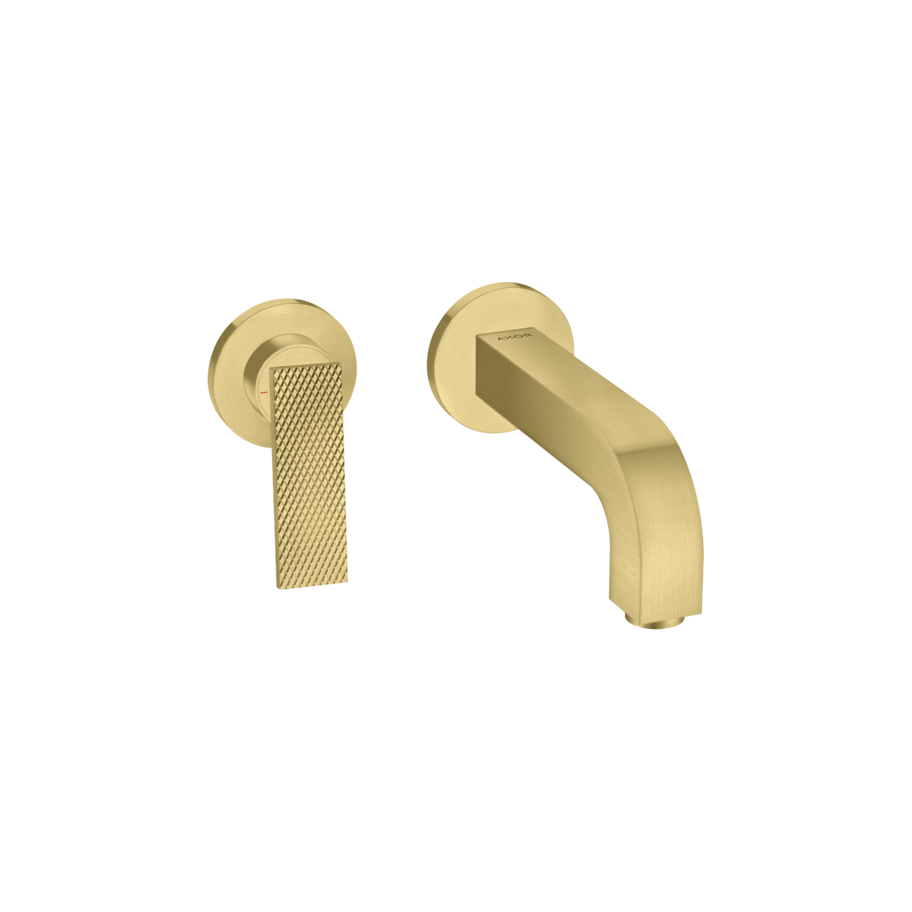 AXOR Citterio - Built-in wall-mounted single-lever basin mixer 220 mm and plates - rhomboidal cut