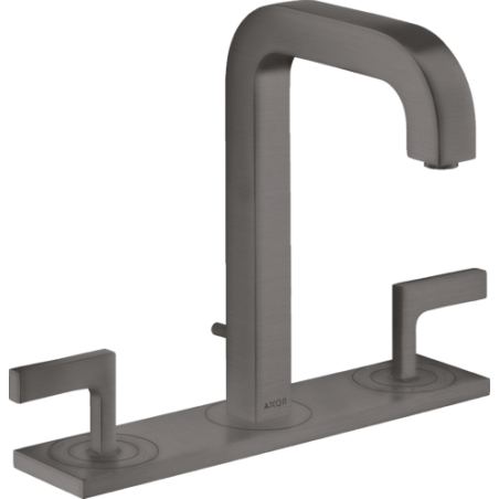 AXOR Citterio - Mitigeur lavabo 3 trous avec plaque avec bec 140 mm