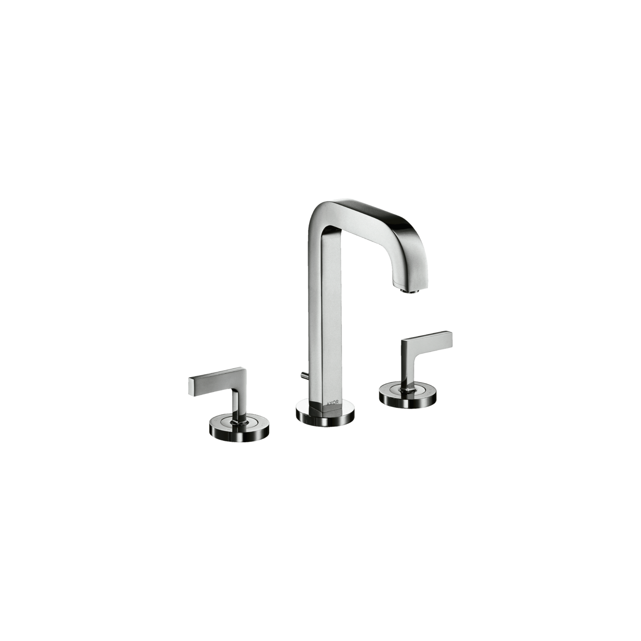 AXOR Citterio - Wash basin taps 3 holes with rosettes with 140 mm spout lever handles