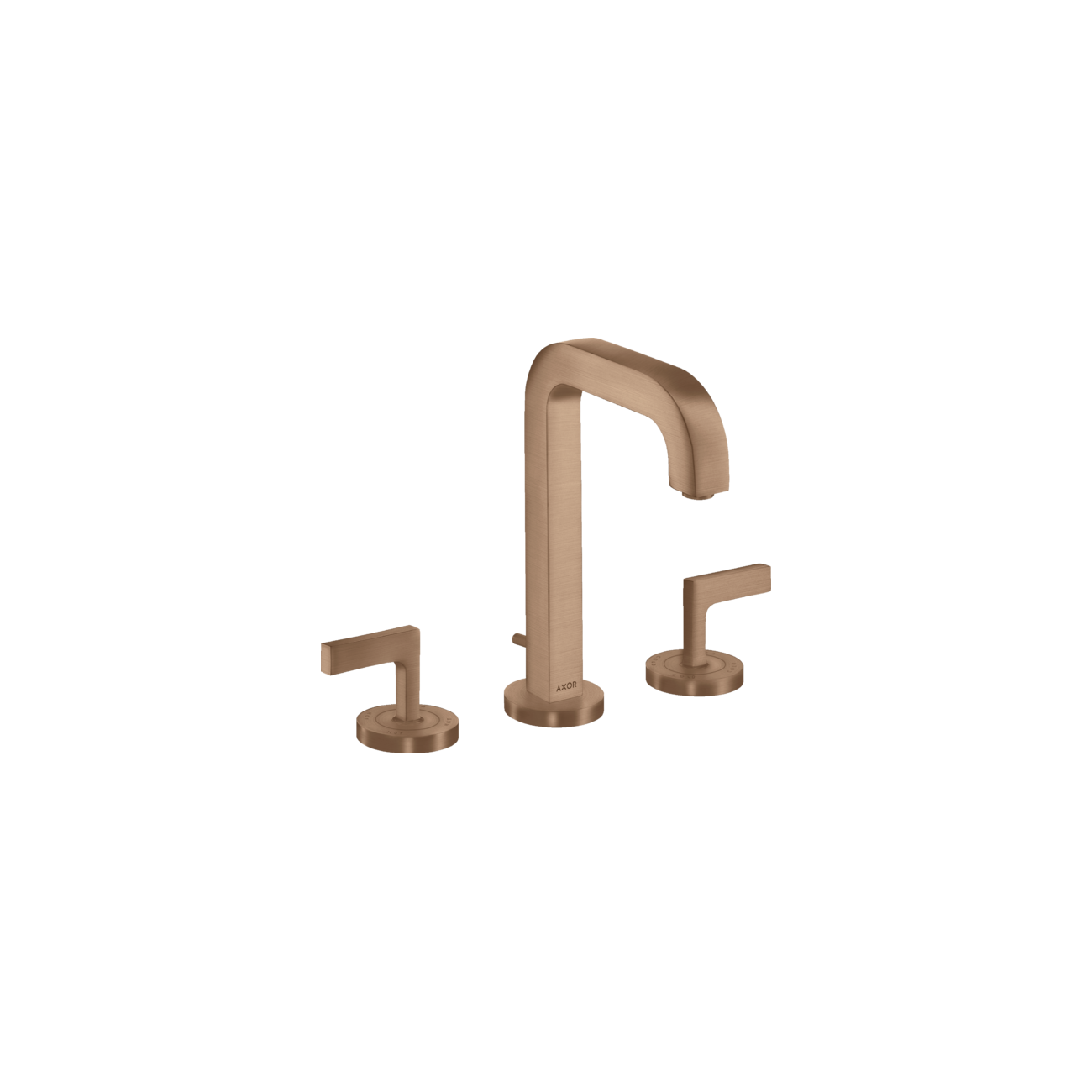 AXOR Citterio - Wash basin taps 3 holes with rosettes with 140 mm spout lever handles