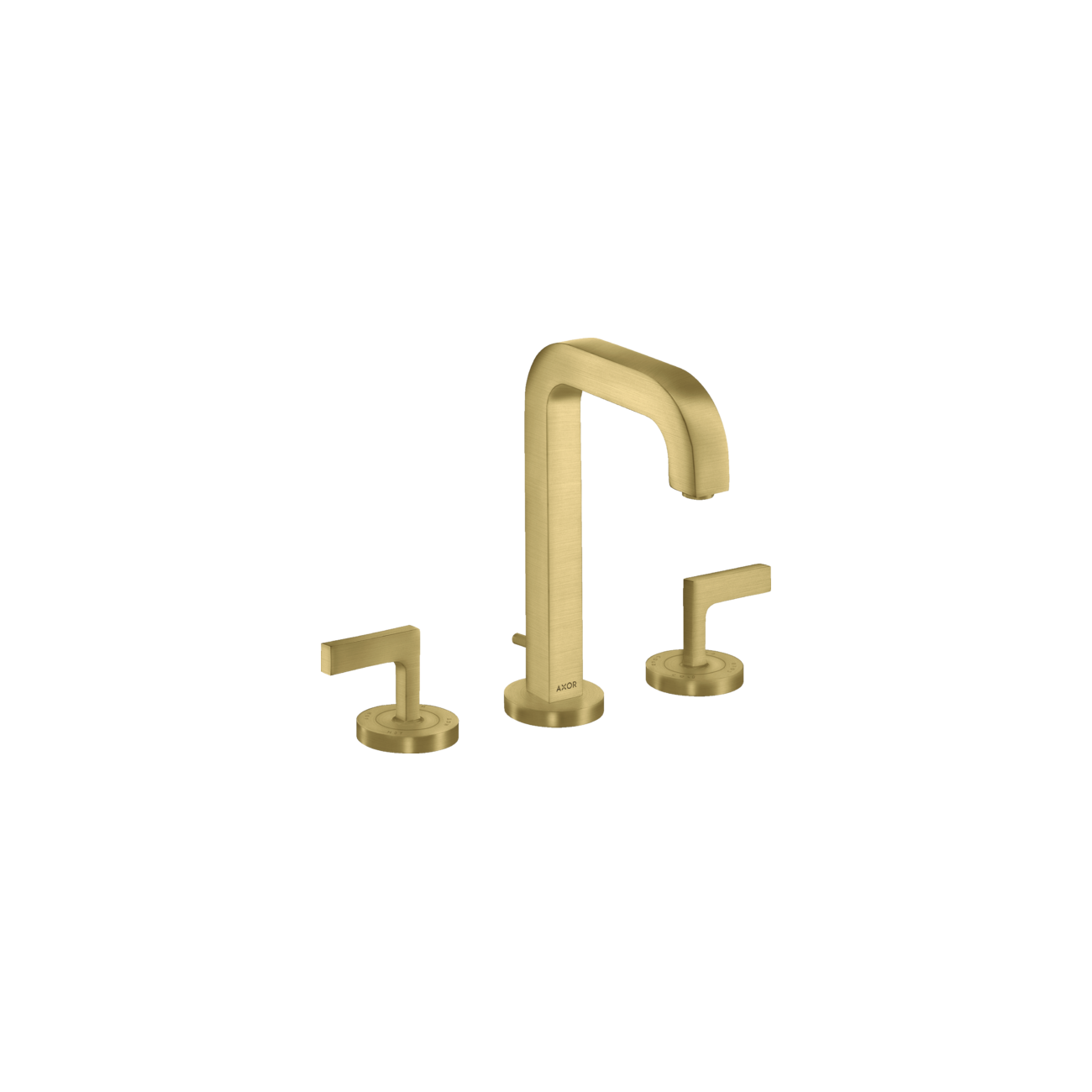 AXOR Citterio - Wash basin taps 3 holes with rosettes with 140 mm spout lever handles