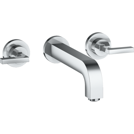 AXOR Citterio - Washbasin mixer 3 holes recessed wall with rosettes