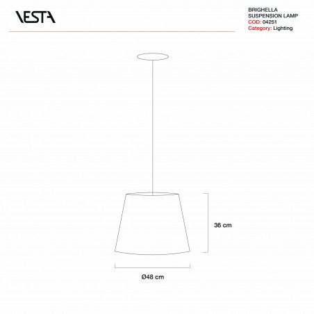 VESTA BRIGHELLA - Lampadaire FOULARD