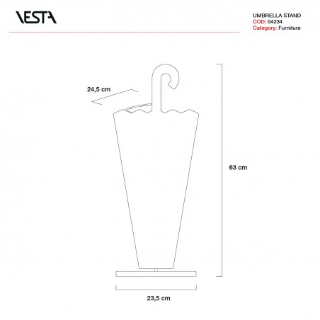 VESTA DECOR - Porte-parapluie MODERN