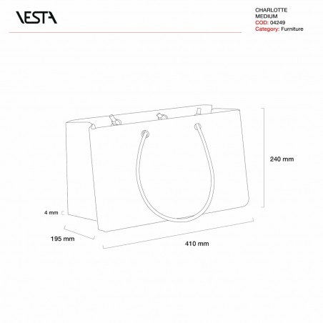 VESTA Charlotte - Rangement pour objets Rainbow