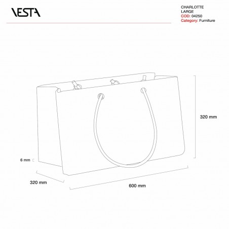 VESTA Charlotte - Storage container Rainbow