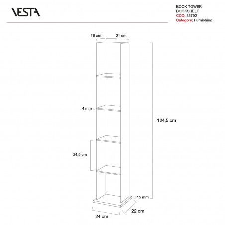 VESTA BOOK TOWER - Library