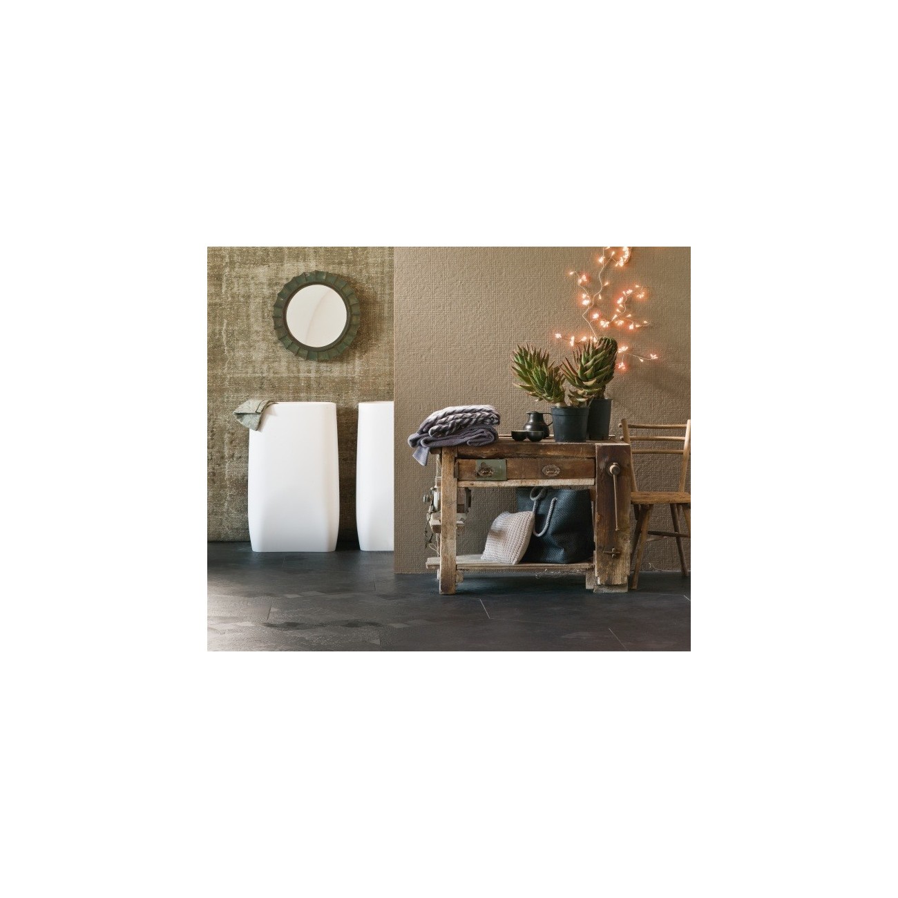 Mutina Dèchirer Esagona Decor Nero