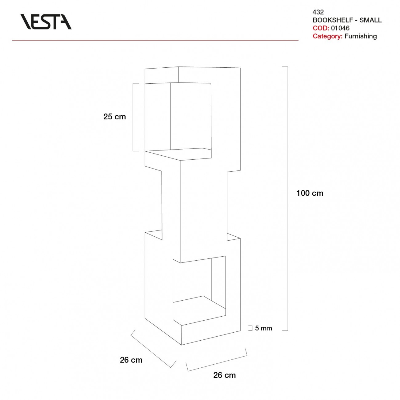 VESTA 432 - Libreria