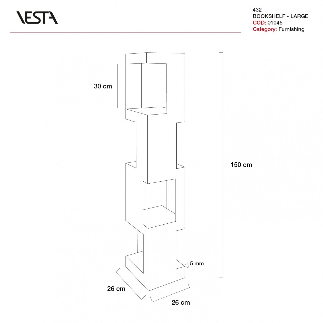 VESTA 432 - Bibliothèque