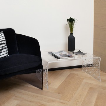 VESTA CRYSTAL - Table basse rectangulaire