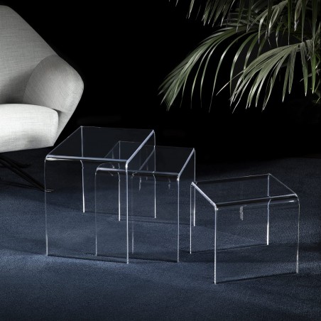 VESTA SIMPLY - Set tavolini tris