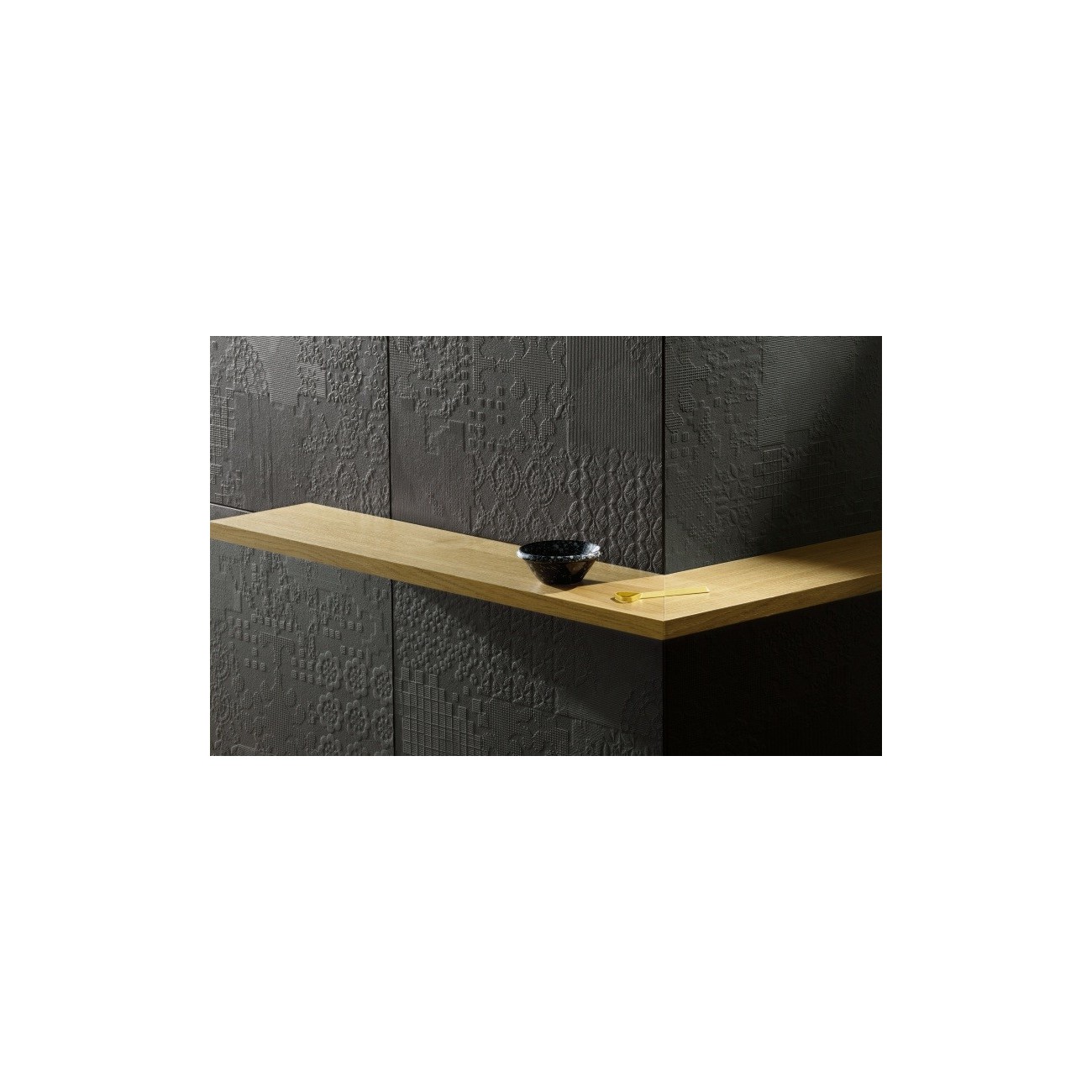 Mutina Dèchirer Decor Nero