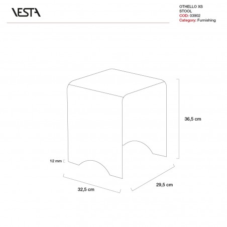 VESTA OTHELLO XS - Stool