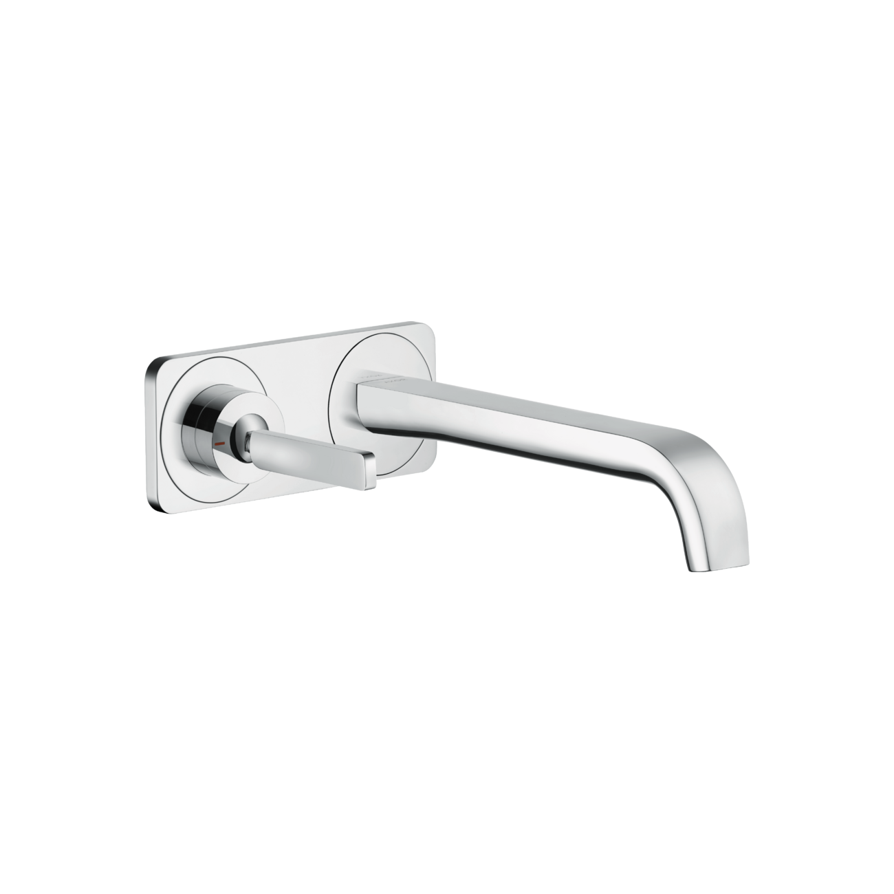 AXOR CITTERIO E - Miscelatore monocomando a parete con piastra