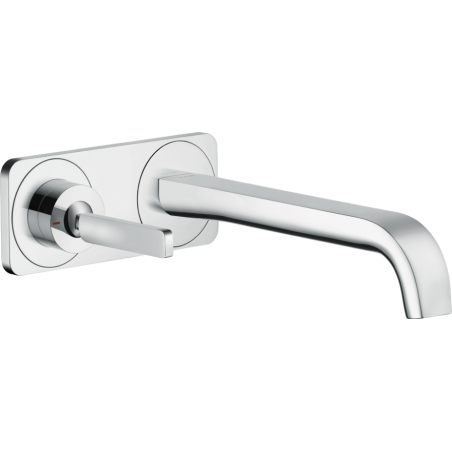 AXOR CITTERIO E - Single lever wall mixer with plate