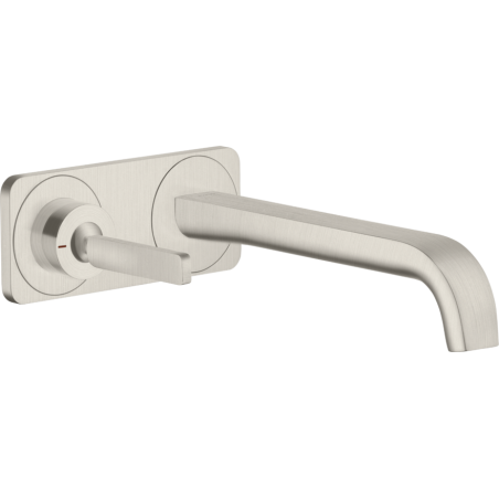 AXOR CITTERIO E - Miscelatore monocomando a parete con piastra