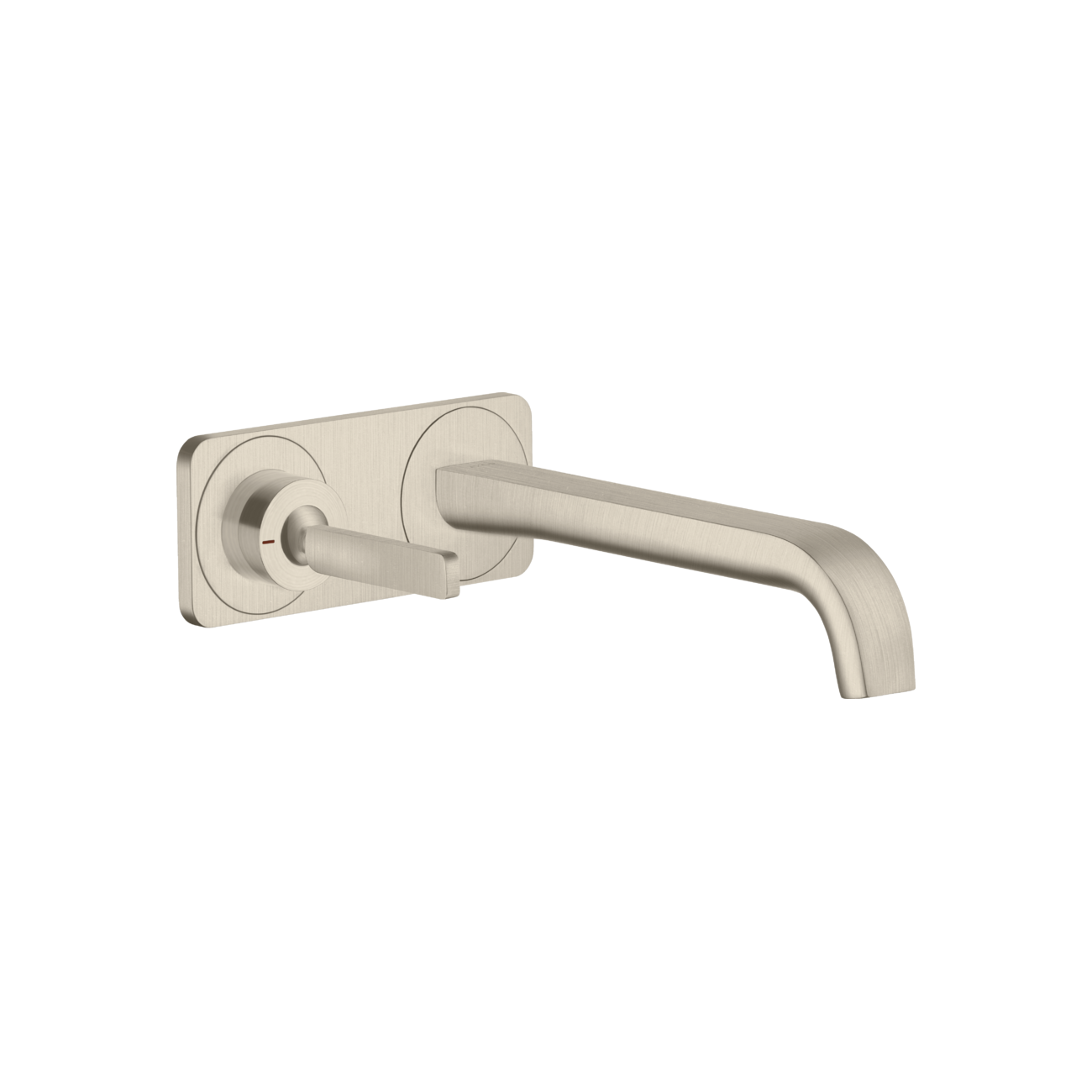 AXOR CITTERIO E - Miscelatore monocomando a parete con piastra