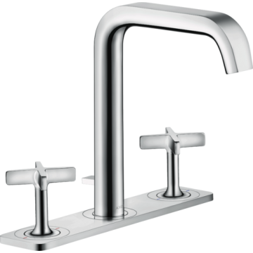 AXOR CITTERIO E - Taps and fittings 3 sinks 170 with plate and tie rod