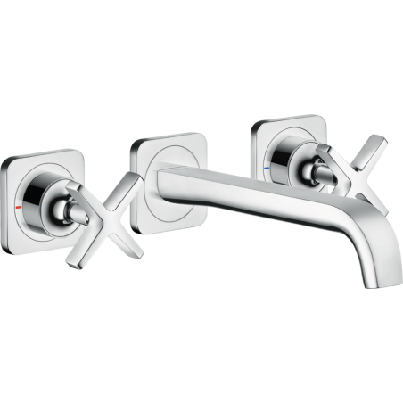 AXOR CITTERIO E - Washbasin taps 3 holes wall