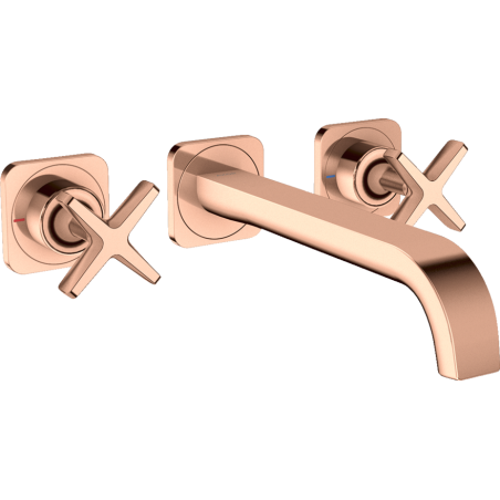 AXOR CITTERIO E - Washbasin taps 3 holes wall