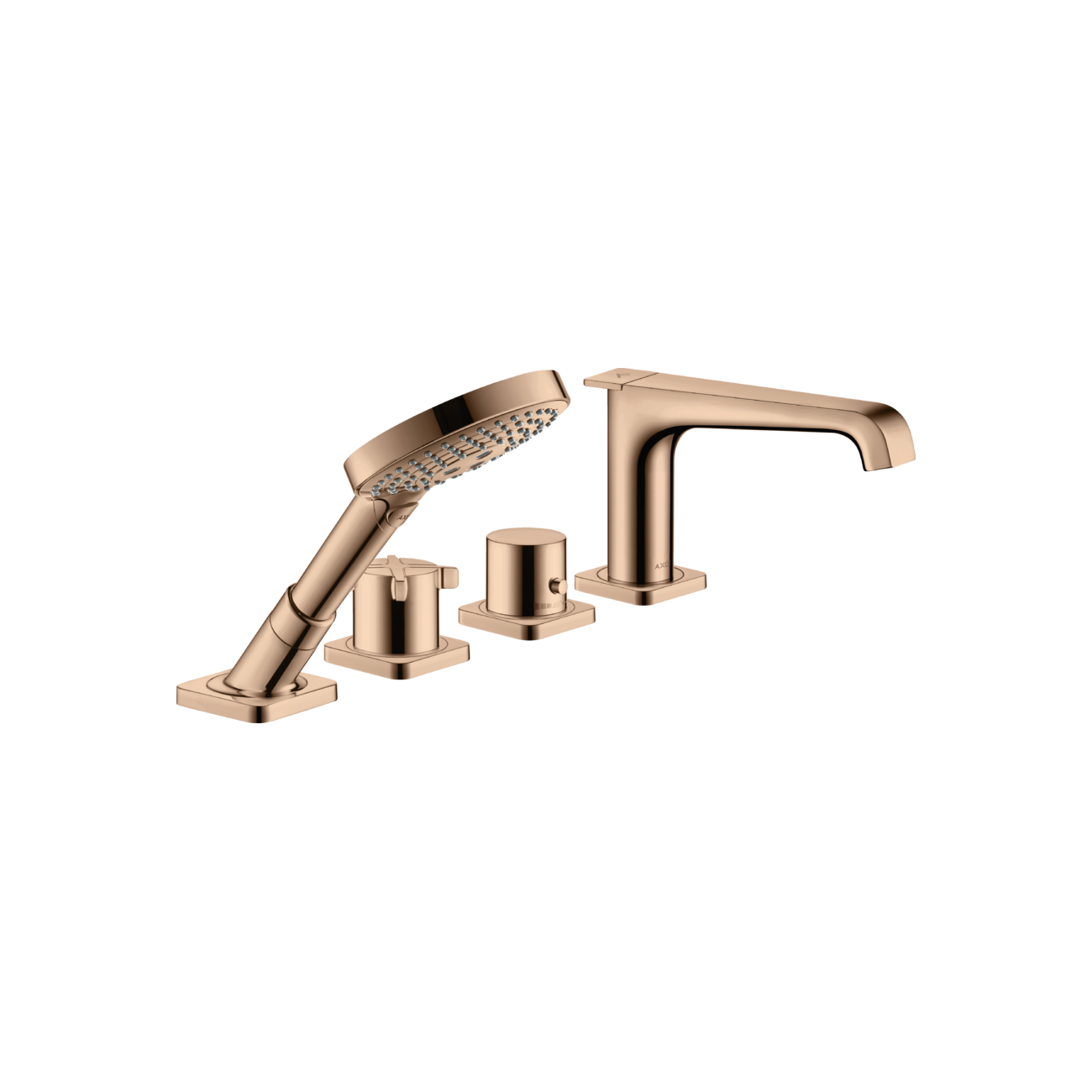 AXOR CITTERIO E - Mélangeur thermostatique 4 trous de baignoire pour montage de bord carrelé