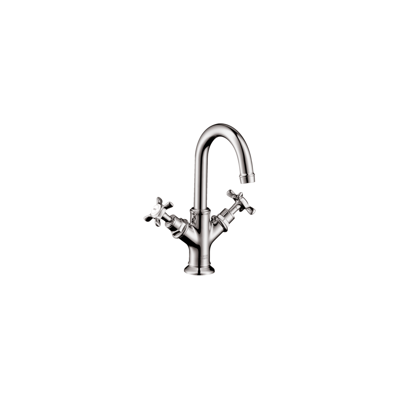 AXOR MONTREUX - Wash basin mixer 2 handles 160 with cross handles and pull rod