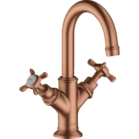 AXOR MONTREUX - Wash basin mixer 2 handles 160 with cross handles and pull rod