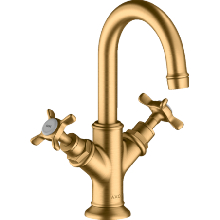 AXOR MONTREUX - Wash basin mixer 2 handles 160 with cross handles and pull rod