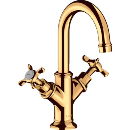 AXOR MONTREUX - Wash basin mixer 2 handles 160 with cross handles and pull rod