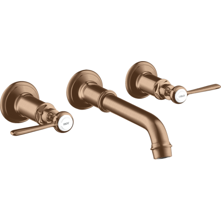 AXOR MONTREUX - Rubinetteria lavabo 3 fori a parete