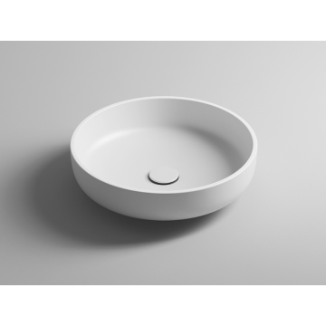 VALDAMA FONTE - Ceramic washbasin for countertop use Ø45 h13