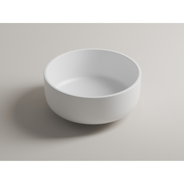 VALDAMA - Ceramic countertop washbasin somebody Ø40 h18