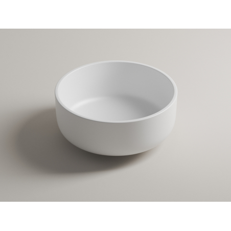 VALDAMA - Ceramic countertop washbasin somebody Ø40 h18