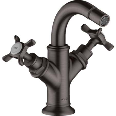 AXOR MONTREUX - Mitigeur bidet à 2 poignées avec poignées en croix et tirant