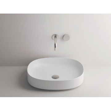 VALDAMA DROP - Ceramic countertop basin 55 x 45 h12