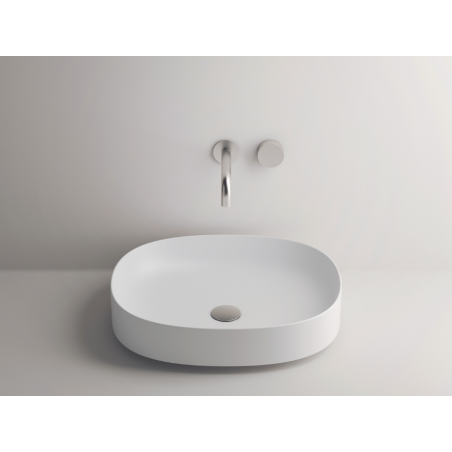 VALDAMA DROP - Lavabo en céramique à poser 55 x 45 h12