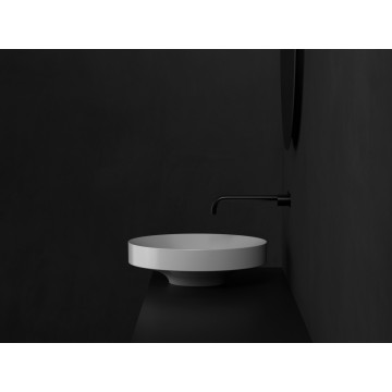 VALDAMA il - Lavabo en céramique à poser Ø50 h15