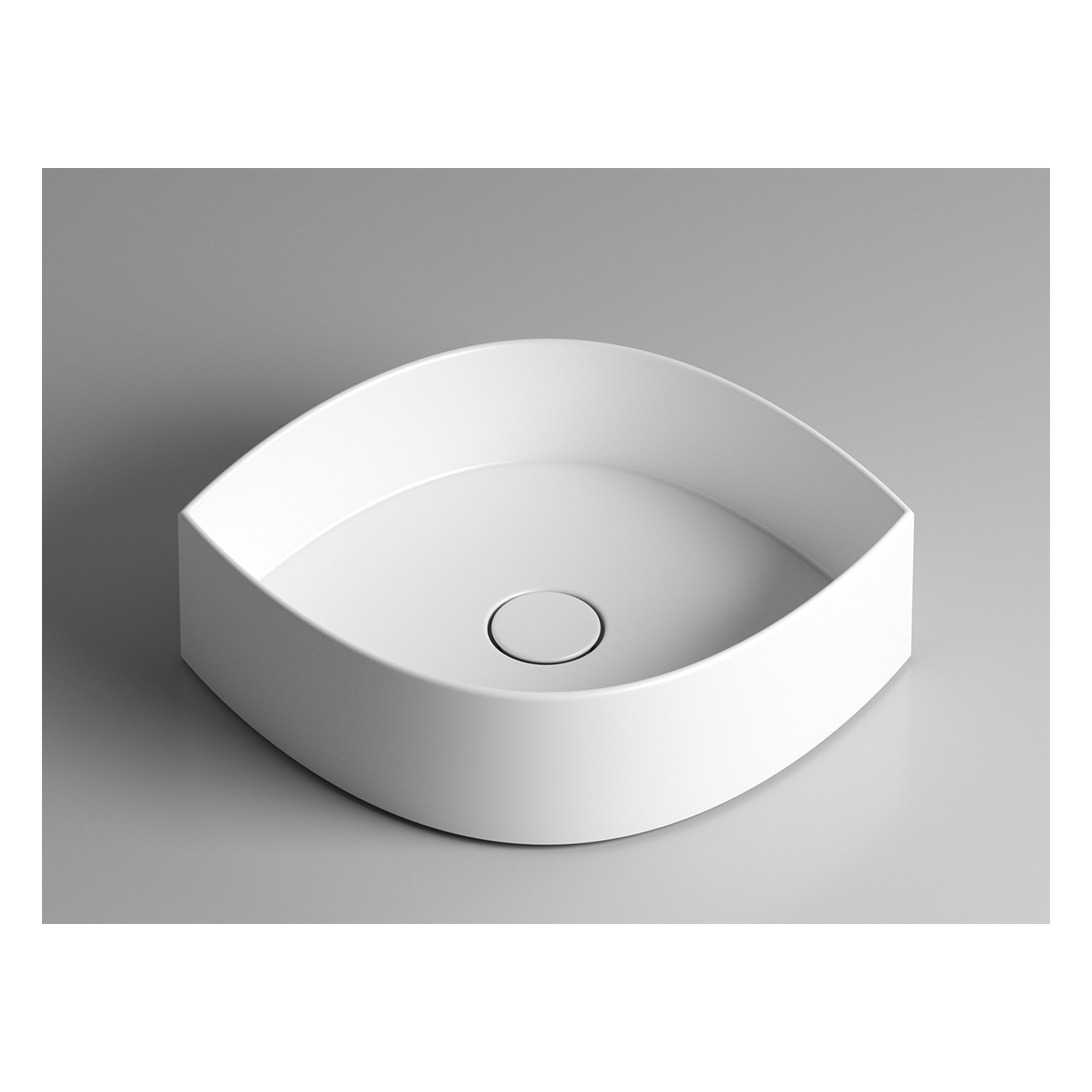 VALDAMA Eye - Ceramic countertop basin 48 x 38 h12