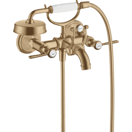 AXOR MONTREUX - Mélangeur de baignoire à 2 poignées externe avec poignées Levier