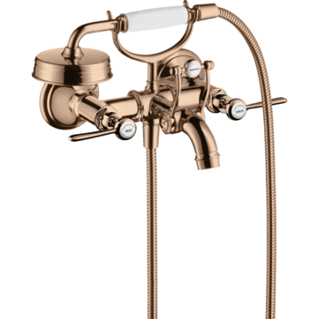 AXOR MONTREUX - Mélangeur de baignoire à 2 poignées externe avec poignées Levier