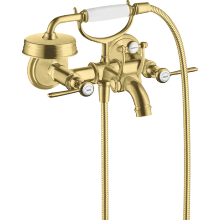 AXOR MONTREUX - Mélangeur de baignoire à 2 poignées externe avec poignées Levier