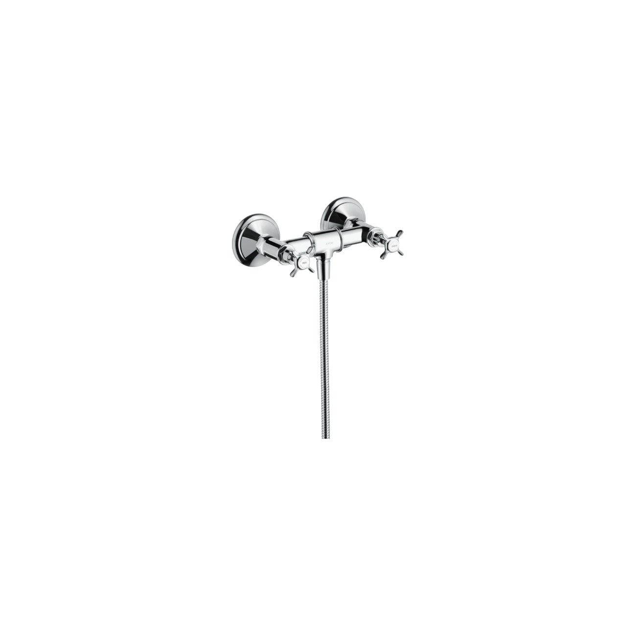 AXOR MONTREUX - Bathtub mixer with 2 external handles with cross handles