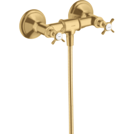 AXOR MONTREUX - Bathtub mixer with 2 external handles with cross handles