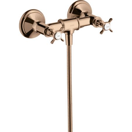 AXOR MONTREUX - Bathtub mixer with 2 external handles with cross handles