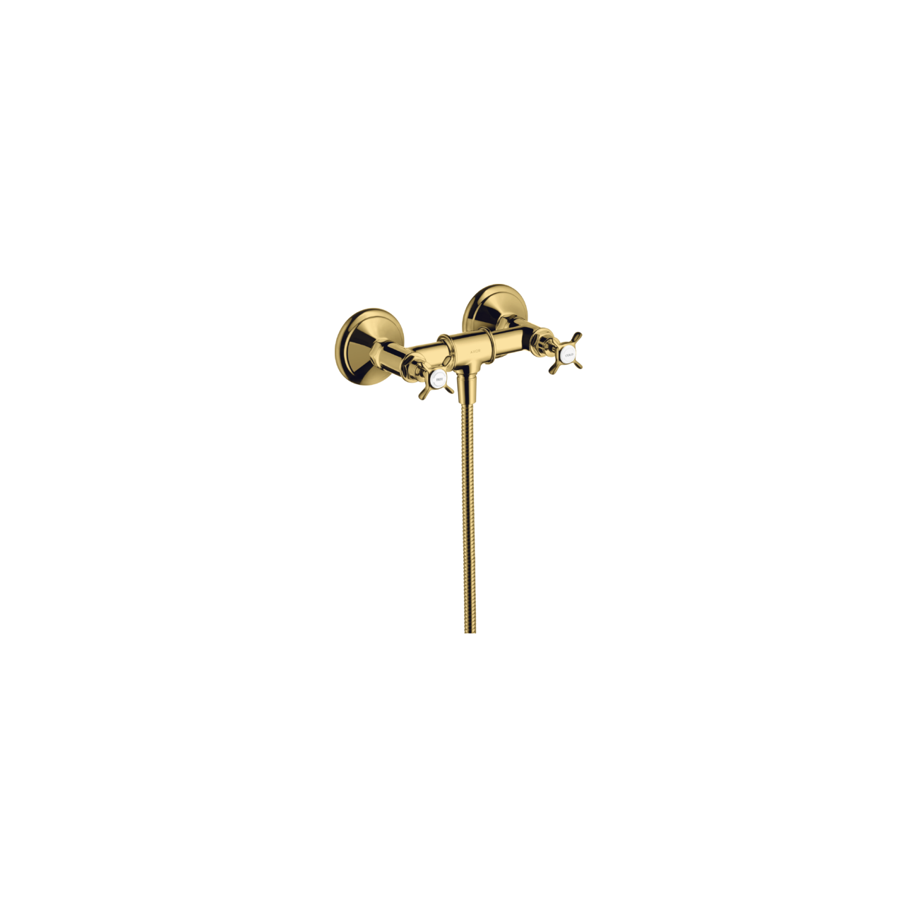 AXOR MONTREUX - Bathtub mixer with 2 external handles with cross handles