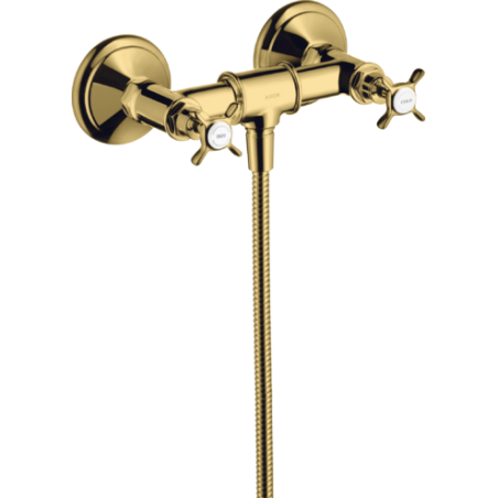 AXOR MONTREUX - Bathtub mixer with 2 external handles with cross handles