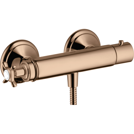 AXOR MONTREUX - Outdoor thermostatic shower mixer with cross handle