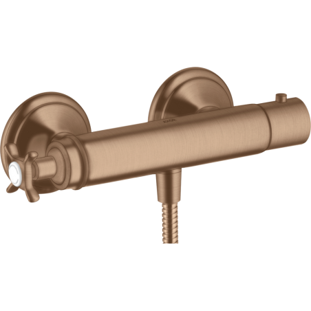 AXOR MONTREUX - Outdoor thermostatic shower mixer with cross handle
