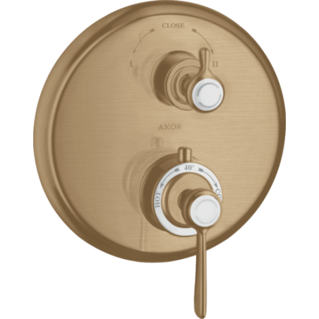 AXOR MONTREUX - Built-in mixer with stop valve and diverter